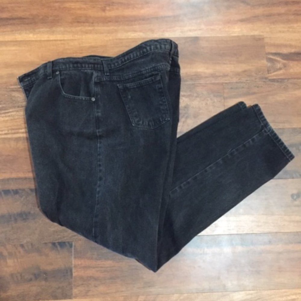 St John Bay Black Demin Relax Fit 20 tall